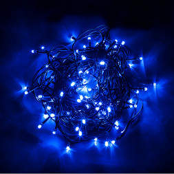 Светодиодная гирлянда Feron CL06 линейная 20м + 1.5м 230V синий c питанием от сети арт.32312