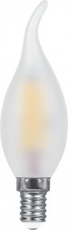 Лампа светодиодная Feron LB-67 Свеча на ветру E14 7W 2700K арт.25786