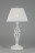 Настольная лампа Omnilux OML-60814-01 Cremona 1хE27х40W Белое серебро