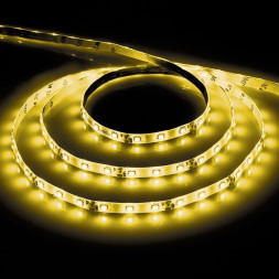 Cветодиодная LED лента Feron LS603, 60SMD(3528)/м 4.8Вт/м  1м IP20 12V желтый арт.27604
