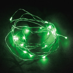 Светодиодная гирлянда Feron CL570 линейная зеленый 2м + 0.5м с питанием от батареек арт.32366