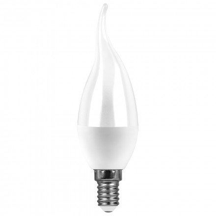 Лампа светодиодная SAFFIT SBC3715 Свеча на ветру E14 15W 6400K арт.55208