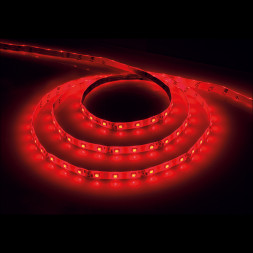Cветодиодная LED лента Feron LS604, 60SMD(2835)/м 4.8Вт/м  5м IP65 12V красный арт.27676