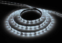 Cветодиодная LED лента Feron LS604, готовый комплект 5м 60SMD(3528)/м 4.8Вт/м IP65 12V 6500K, ДЕМО-УПАКОВКА арт.27904