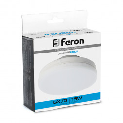 Лампа светодиодная Feron LB-472 GX70 15W 6400K арт.48305