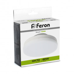Лампа светодиодная Feron LB-473 GX70 20W 4000K арт.48307