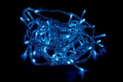 Светодиодная гирлянда Feron CL02 линейная 230V синий c питанием от сети арт.26768