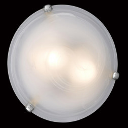 Настенно-потолочный светильник СОНЕКС 153/K хром DUNA E27 2*60W 220V IP20 белый