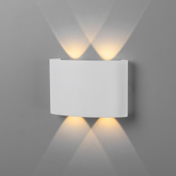 Twinky double белый уличный настенный светодиодный светильник Elektrostandard 1555 TECHNO LED