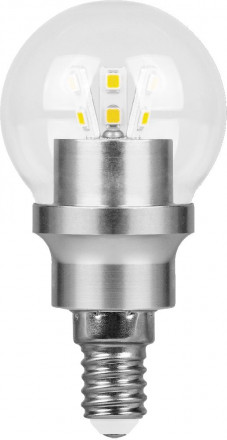 Лампа светодиодная, (3.5W) 230V E14 6400K, LB-40 арт.25286
