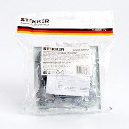 Выключатель 3-клавишный STEKKER  PSW10-9007-01, 250В, 10А, серия Эрна, белый арт.39922