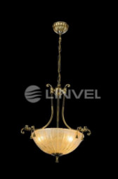 Люстра LINVEL LV 8150/А3  E27 40W античное золото ф600*Н600