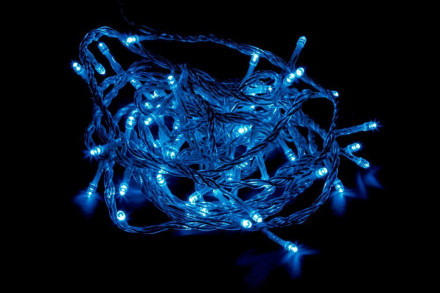 Светодиодная гирлянда Feron CL03 линейная 230V синий c питанием от сети