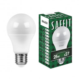 Лампа светодиодная SAFFIT SBA6525 Шар E27 25W 4000K арт.55088