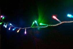 Светодиодная гирлянда Feron CL06 линейная 230V разноцветная c питанием от сети