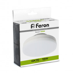 Лампа светодиодная Feron LB-472 GX70 15W 4000K арт.48304