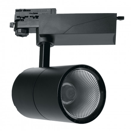 Светодиодный светильник Feron AL103 трековый однофазный на шинопровод 30W 2700K, 35 градусов, черный арт.32518