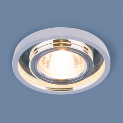Точечный светодиодный светильник белый/зеркальный Elektrostandard 7021 MR16