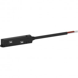 Соединитель-коннектор для низковольтного шинопровода, черный, LD3000 арт.41967