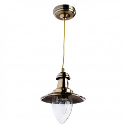 Светильник подвесной Arte Lamp A5518SP-1AB FISHERMAN античная бронза 1хE27х60W 220V