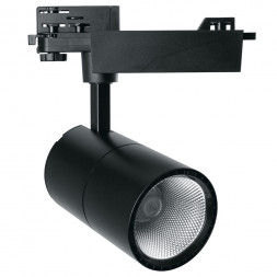 Светодиодный светильник Feron AL103 трековый однофазный на шинопровод 30W 6400K, 35 градусов, черный