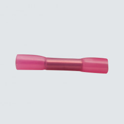 Гильза соединительная изолированная термоусаживаемая STEKKER LD300-0515 сечение 0,5-1,5мм2, 19A, розовый (10шт в упаковке) арт.32805