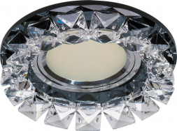 Светильник встраиваемый Feron CD2929 потолочный MR16 G5.3 прозрачный-черный