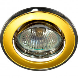 Светильник потолочный, MR16 G5.3 золото-хром, 301T-MR16 арт.17531