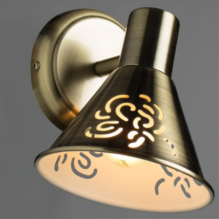 Светильник настенный Arte Lamp A5218AP-1AB CONO античная бронза 1хE14х40W 220V