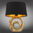 Настольная лампа Omnilux OML-19314-01 Padola 1хE27х60W золото