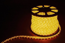 Дюралайт светодиодный Feron LED-R2W 2-х жильный , желтый 1,44Вт/м 36LED/м 100м 220V арт.26062