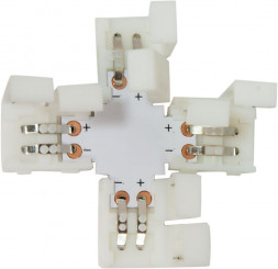 Комплект Х коннекторов  с соединителем для светодиодной ленты (5050/10мм), LD191