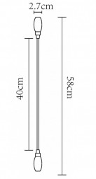 Коннектор длинный для шинопровода (трека) Arte Lamp A152033 белый 220V
