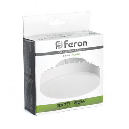Лампа светодиодная Feron LB-474 GX70 25W 4000K арт.38269