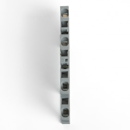 Зажим пружинный, 4-проводной проходной 2 уровня ЗНИ - 2,5 (JXB ST 2,5), серый STEKKER арт.39967