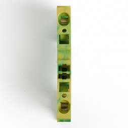 Зажим пружинный, 2-проводной проходной ЗНИ - 2,5 (JXB ST 2,5), желтый, зеленый STEKKER арт.39959