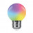 Лампа светодиодная Feron LB-371 Шар матовый E27 3W RGB плавная сменая цвета арт.38115