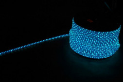Дюралайт светодиодный Feron LED-F3W 3-х жильный , синий-белый 2,88Вт/м 72LED/м 50м 220V арт.26211