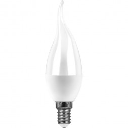 Лампа светодиодная Feron LB-97 Свеча на ветру E14 7W 6400K