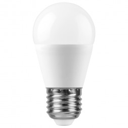 Лампа светодиодная SAFFIT SBG4515 Шарик E27 15W 6400K арт.55214