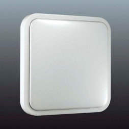 2014/D PALE SN 100 Светильник пластик/белый/хром LED 48Вт 4000K 430х430 IP43 KVADRI