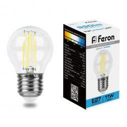 Лампа светодиодная Feron LB-511 Шарик E27 11W 6400K арт.38226