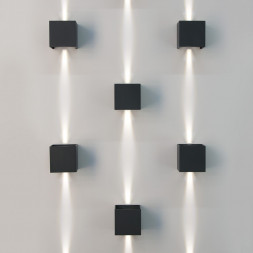 Winner серый уличный настенный светодиодный светильник Elektrostandard 1548 TECHNO LED