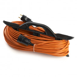 Удлинитель-шнур на рамке 1-местный б/з Stekker, HM02-02-50, 50м, 2*0,75, серия Home, оранжевый