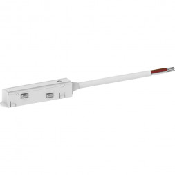 Соединитель-коннектор для низковольтного шинопровода, белый, LD3000
