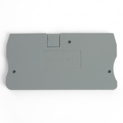 LD560-1-100 Торцевая заглушка для ЗНИ LD552 10 мм2  (JXB 10), серый STEKKER арт.39993