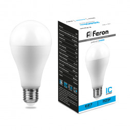 Лампа светодиодная Feron LB-130 Шар E27 30W 6400K арт.38196