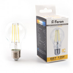 Лампа светодиодная Feron LB-613 Шар E27 13W 2700K арт.38239