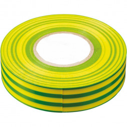 Изоляционная лента STEKKER INTP01315-20 0,13*15 мм. 20 м. желто-зеленая арт.32832