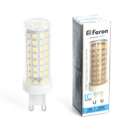 Лампа светодиодная Feron LB-437 G9 15W 6400K